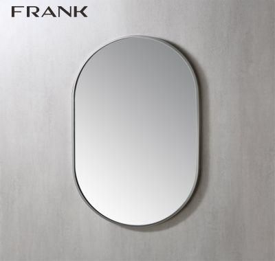 Modern Bathroom Mirror Wall Mounted Cosmetic Frame Metal Mirror for Hotel