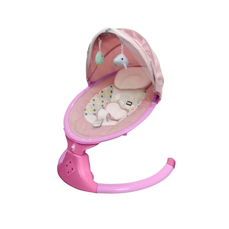 Factory Price Remote Control Function 8 Music Auto Baby Cradle Swing Chair