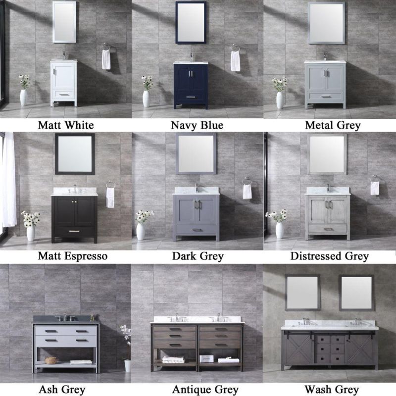 New Style Dovetail Construction Soft Closing Bathroom Furniture