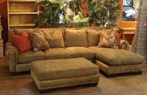 Wholesale Wooden Frame Foam Latex American Style Genuine Leather Sofa