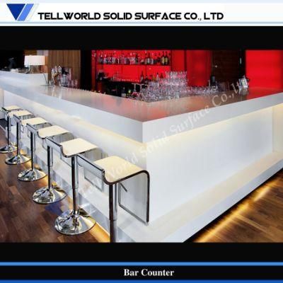 Tw Cafe Bar Design Free Standing Modern Bar Counter