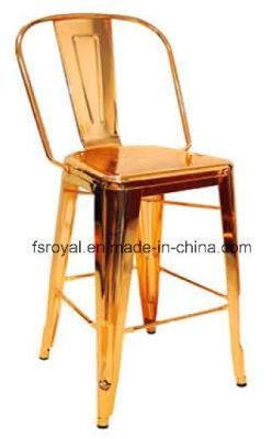 Modern Tolix Restaurant Furniture Steel Bar Stool Chairs