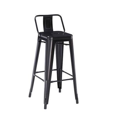 Metal Bar Stool Industrial Retro Counter Height Bar Stools Restaurant Bar Chair for Sale