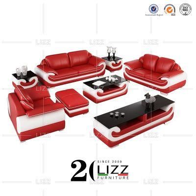 Modern Living Room Furniture Sectional Leather Sofa