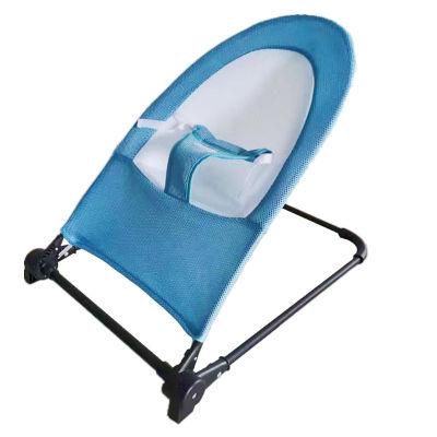 Custom Made Blue Color Baby Swing Chair High Quality New Born Baby Bouncer Chair at Competitive Price