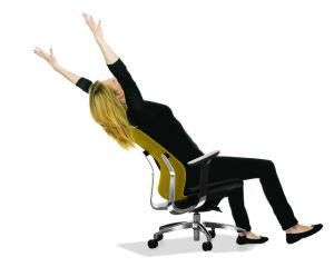 Customized High Back High Swivel Metal Plastic Training Chair for Meeting