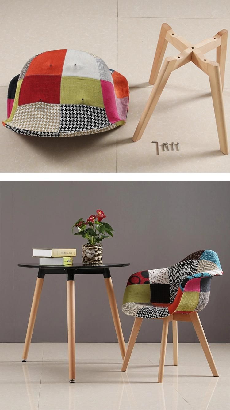 Modern Home Restaurant Furniture Patchwork Turkey Style Modern Fabric Coffee Table Coffee Chairs Sets Ding Chair