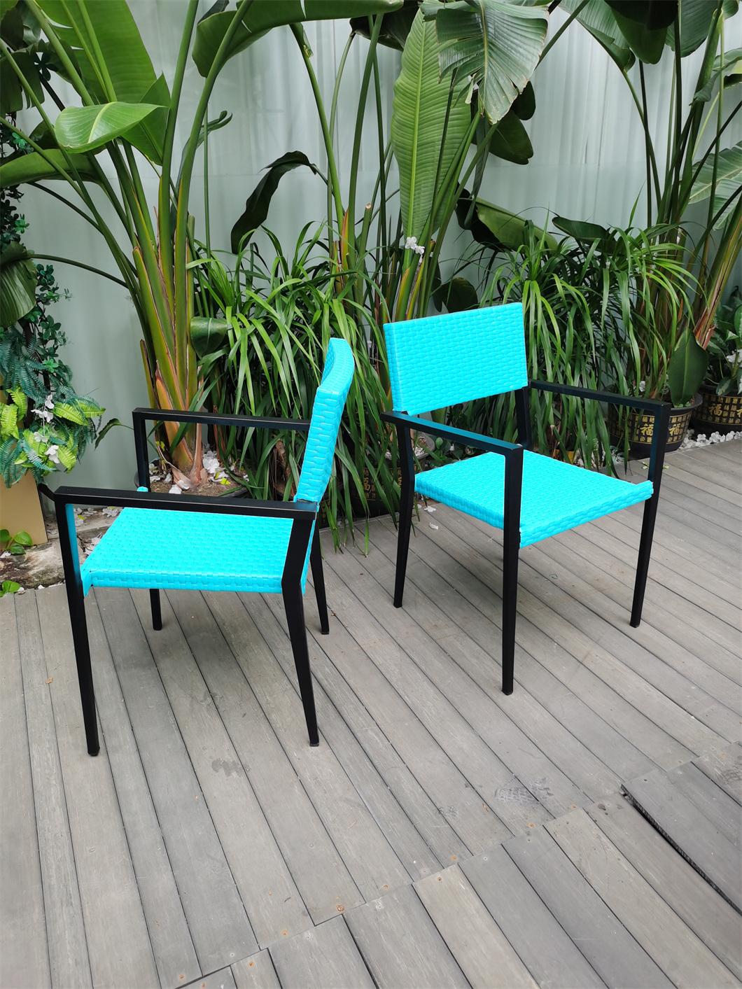 Modern Style Rattan Outdoor Garden Patio Outdoor Rattan Aluminum Furniture Chair