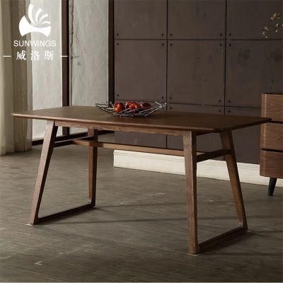 American Ash Solid Wood Dining Table and Veneer Dining Table