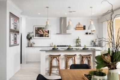 Home Improvement European Design Simple White Buffet Shelf Supports Black Benchtop Modern Kitchen Cabinets