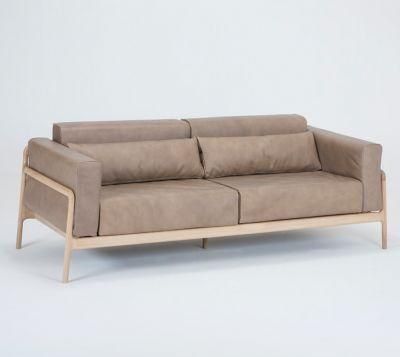 Nordic Home Furniture Fashion/Scandinavian Fabric/Leather Sofa for Restaurant