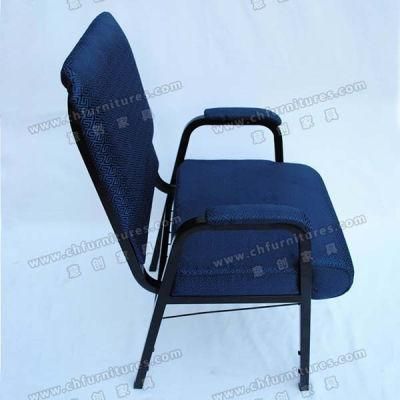 Church Chair with Back Cushion and Armrest (YC-G38-14)