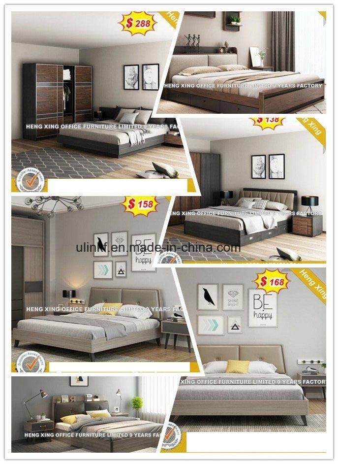 Simple Design Modern Home Furniture Storage Sofa Beds Wooden Melamine Laminated Board Wall Bed (HX-8NR1129)