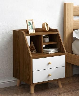 Bedside Table Nightstand Cabinet Drawers Storage Furniture Side End