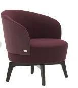 Italian Modern Light Luxury High Foam with Fabric PU Leather Villa Home Living Room Leisure Chair LC09