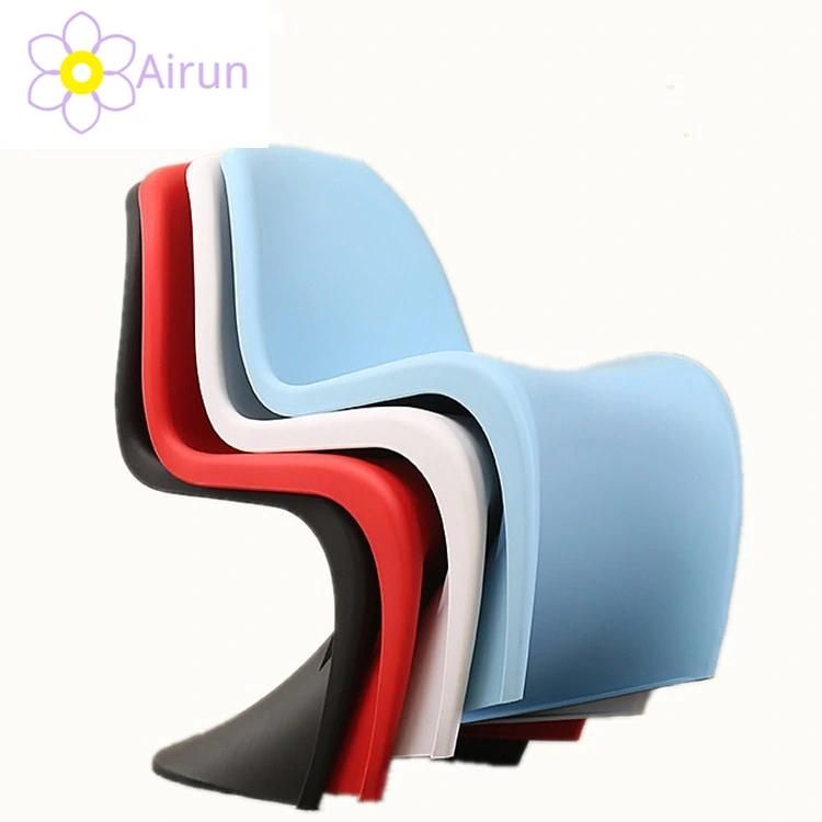 Wholesale Cheap Furniture Plastic S-Shaped Beautiful Lady Chair Comfortable Leisure Chair