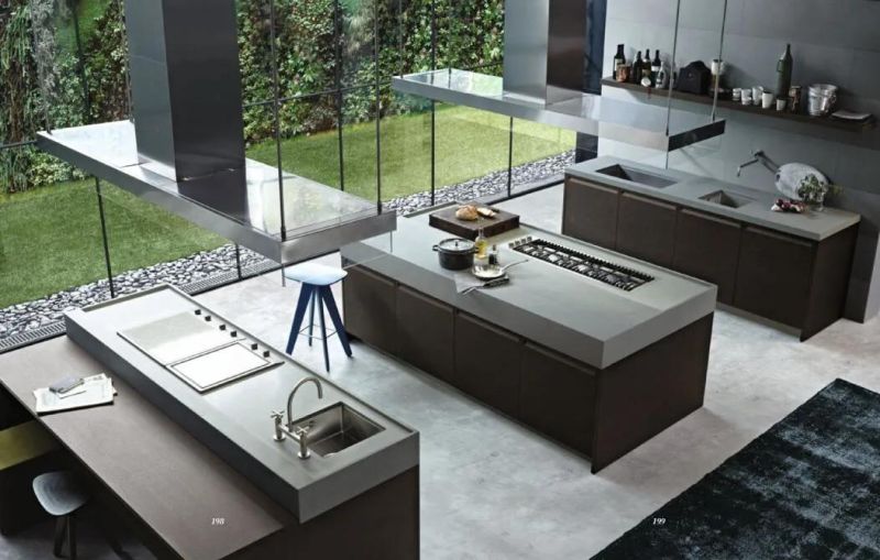 Customized White Modern Kitchen Furniture