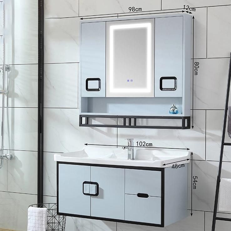 Toilet Modern Waterproof Wall Cabinet Bathroom Vanity