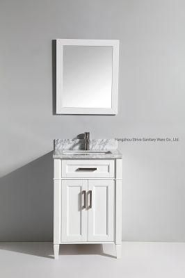 24 Inch Soft Closing White Modern Bathroom Vanity
