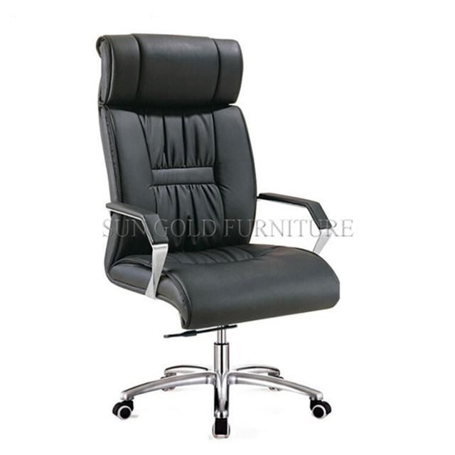 High Back and Genuine Leather Swivel Executive Office Chair (SZ-OCE161)