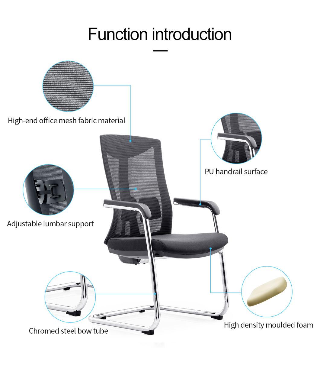 Low Back Black Mesh Metal Frame Swivel Task Desk Staff Office Chair Modern Europen Furniture for Home School Gaming Dining Hotel Hospital Computer Meeting Room