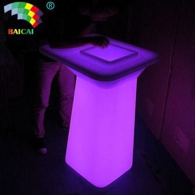 High Quality Glow Color Light LED Bar Cocktail Table