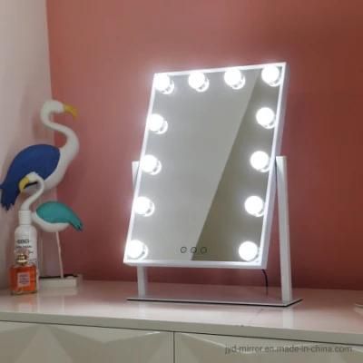 Desktop LED Bulb Makeup Lighted Hollywood Vanity Mirror