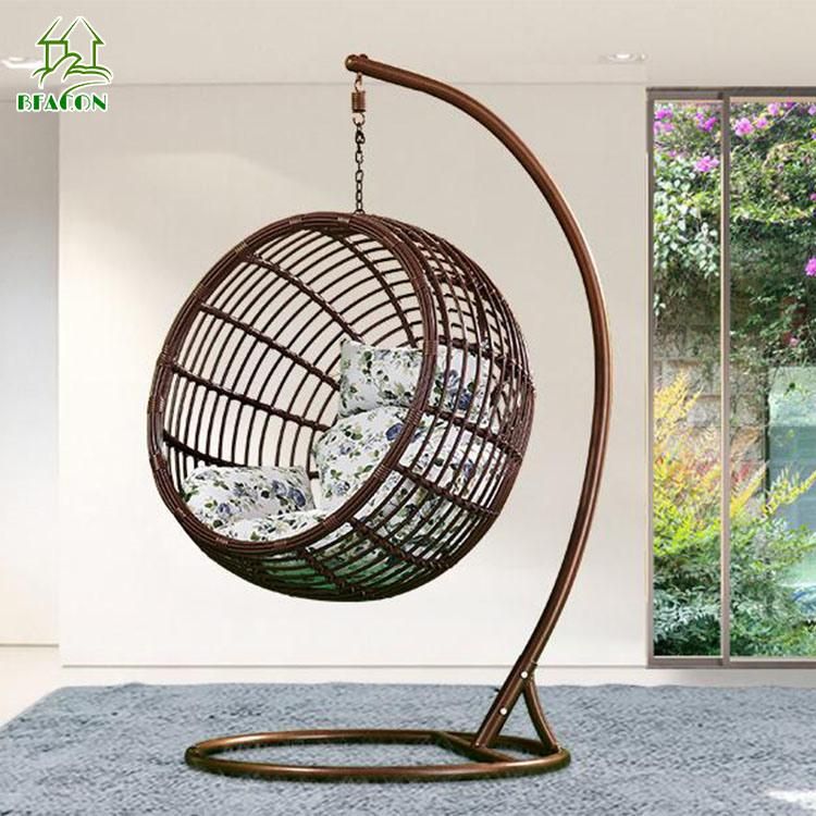 Modern Leisue Durablr Rattan Wicker Garden Patio Hotel Hanging Swing Chair