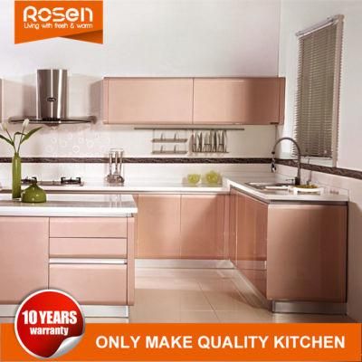 High Quality Flat Pack with Modern Durable Laminate Kitchen Cabinet