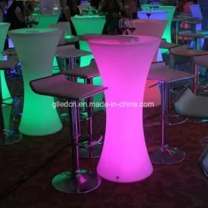 Wireless Battery Charging Base LED Round Center Table