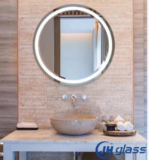 60cm 80cm Diameter Home Decorative Wall Mounted Round LED Bathroom Mirror