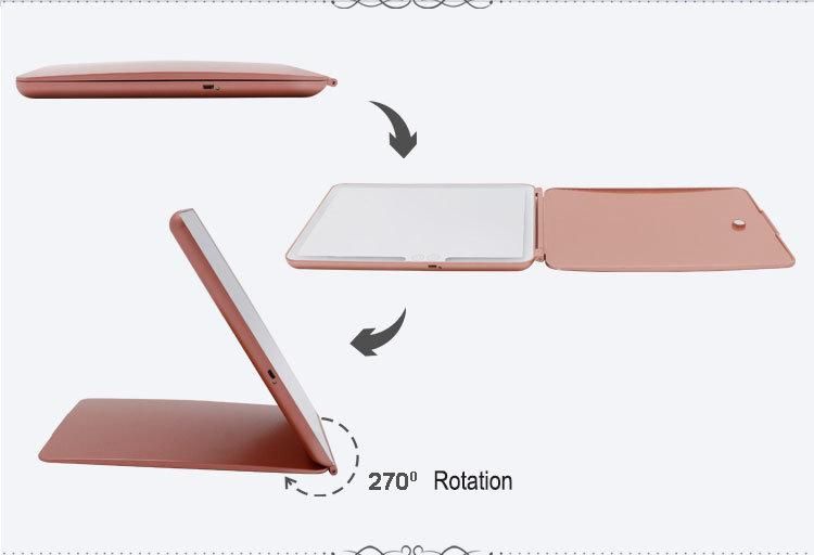 Super Slim Foldable LED Products Dimmable Brightness LED Makeup Mirror with Touch Sensor