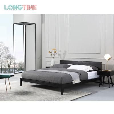 Customized Detachable Square Wholesale Modern Style Wooden Bed