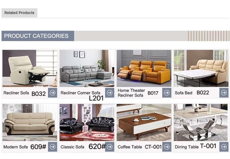 Luxury Classic European Lounge PU Leisure Living Room Furniture Seater Leather Modern Sofa