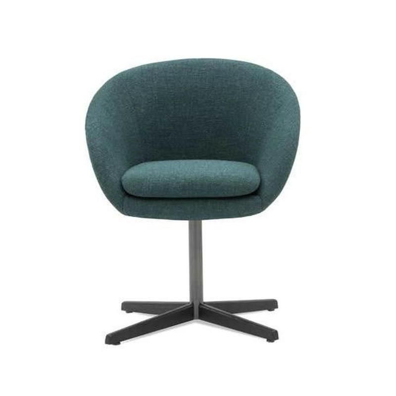 China Fty Wholesale Study Room Furniture Rotatable Round Shape Padded Study Chair Home Office Chair