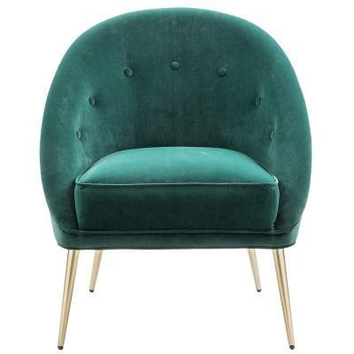 Modern Design Home Furniture Dining Chair Colored Velvet Dining Chair with Metal Legs