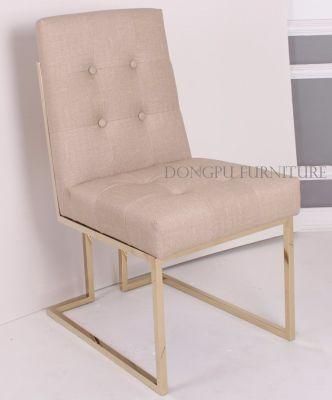 Modern Wholesale Popular Stainless Steel Dining Chair for Home