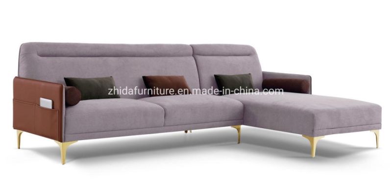 Hotel Lobby Reception Home natuzzi L Shape Sofa for Living Room