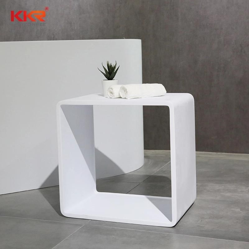 Kkr Solid Surface Stone Small Side Table