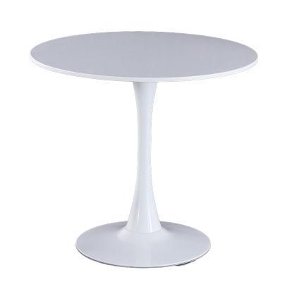 High Quality Round Fiberglass Base Marble Top Hot Sale Cafe Coffee Table Hot Sell Modern Living Room Side Table Round Tea Table