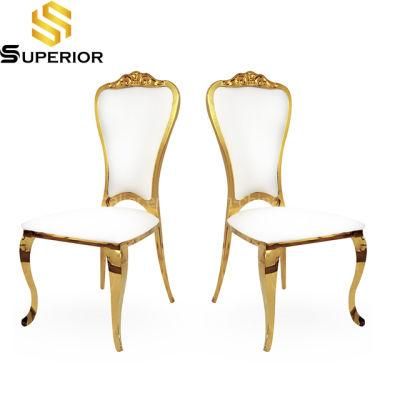 Wedding Tifany Banquet Furniture Hotel Lobby Gold Dining Room Chair
