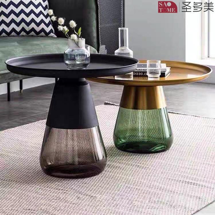 Beautiful Home Furniture Round Glass Coffee Table