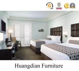 High Quality Contract Twin Bed Guest Room Hotel Furniture (HD1006)
