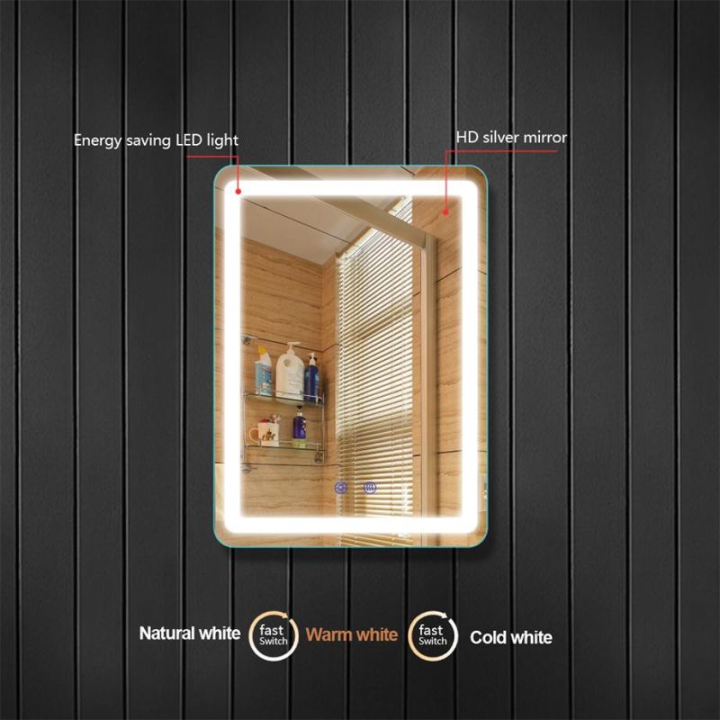 Factory Cheap Modern Design Illuminated Smart Bathroom LED Mirror Backlit Light Mirror