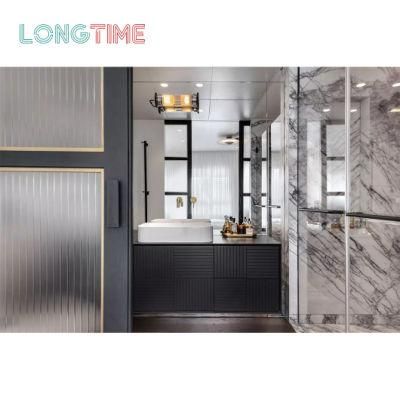 Modern Style Solid Wood Bathroom Vanity Over Toilet Storage Cabinet