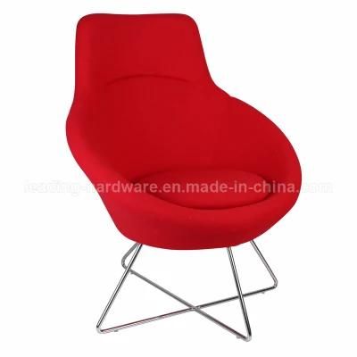 Fabric Upholstered Living Room Furniture Round Chair