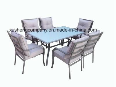 Steel Aluminum Modern Metal Sofa Set Garden Outdoor Leisure Combination Furniture