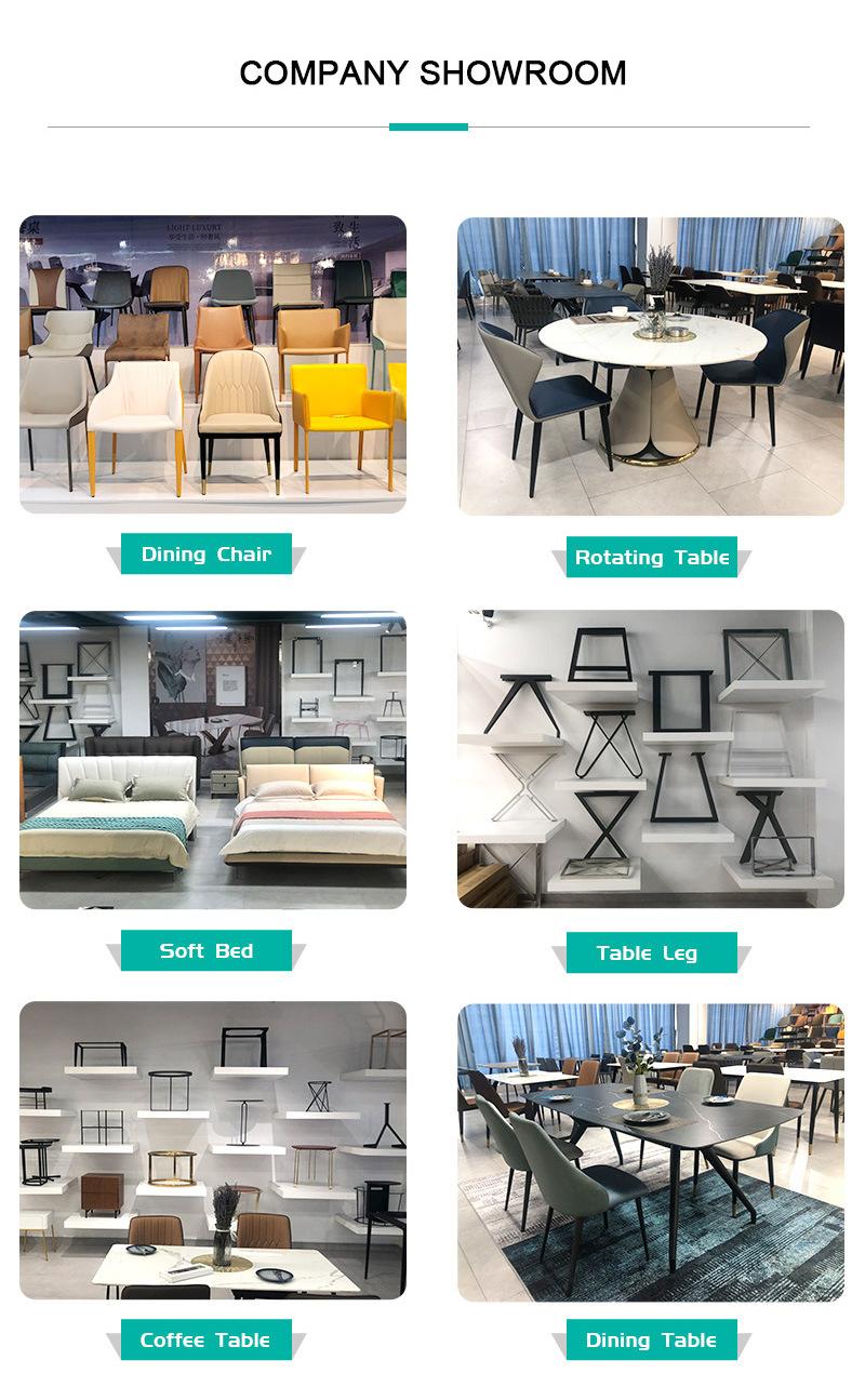 Custom Comfortable Industrial Leather Furniture Dining Room Chairs