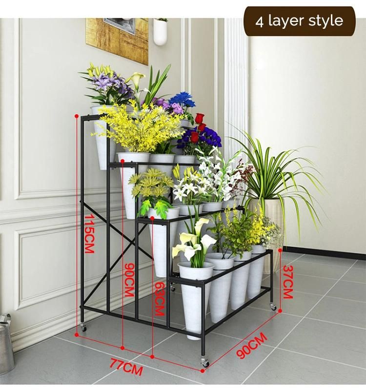 Modern Design Metal Flower Plant Pot Stand Display Rack