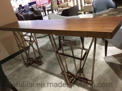 5 Star Good Design and Nice Hotel Public Furniture of Flower Table Console Counter Table